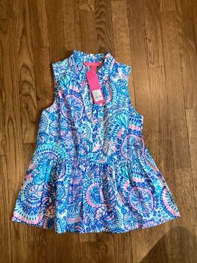 NWT Lilly Pulitzer ruffle hem top